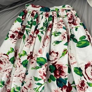 Beautiful floral tea skirt